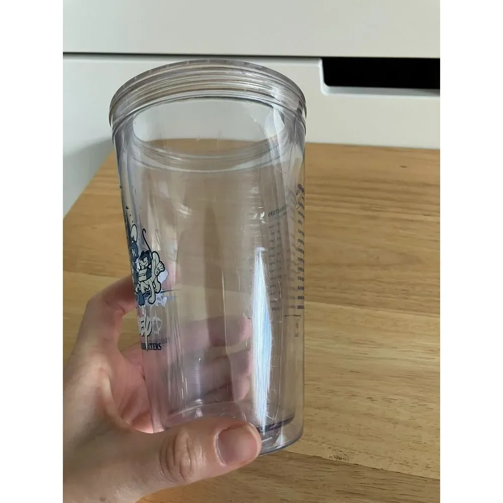 Disney Parks Cast Member Tradition Built by Characters Tumbler Cup USED RARE